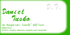 daniel tusko business card